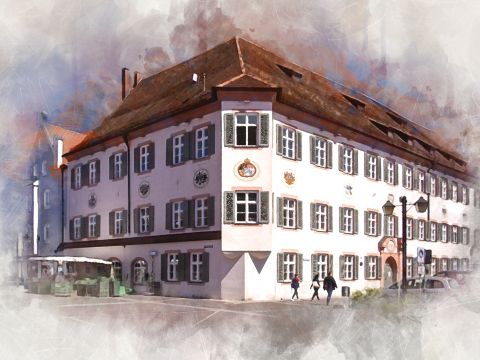 Das Erdinger Rathaus (Grafenstock)