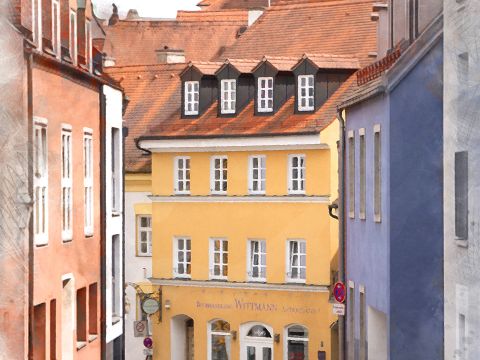 Gasse in der Altstadt Dachau