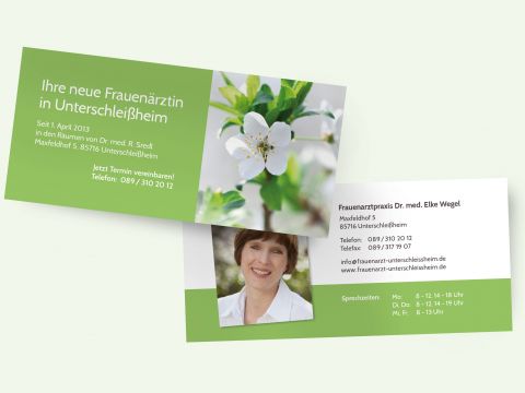 Flyer zur Übernahme der Arztpraxis