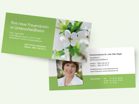 Flyer zur Übernahme der Arztpraxis