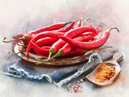 Orange, grüner und roter Smoothie mit Strohhalmen