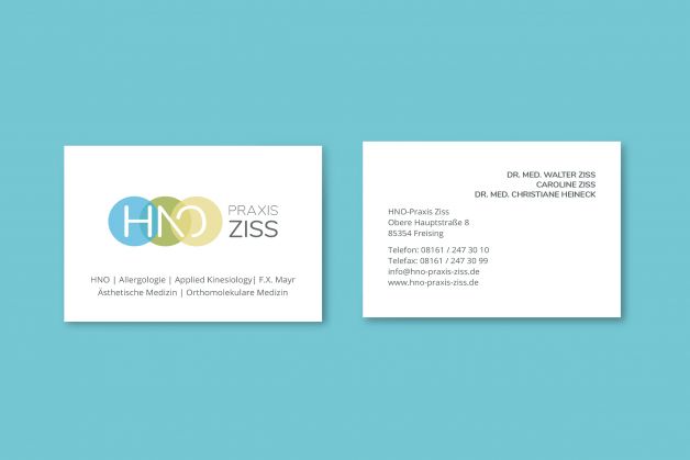 Visitenkarten für Arztpraxis