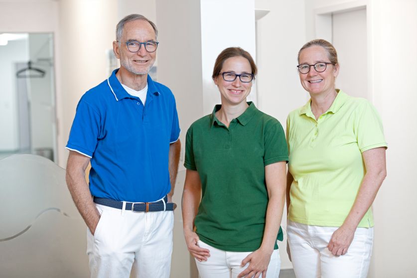 Fotografie des Praxisteams
