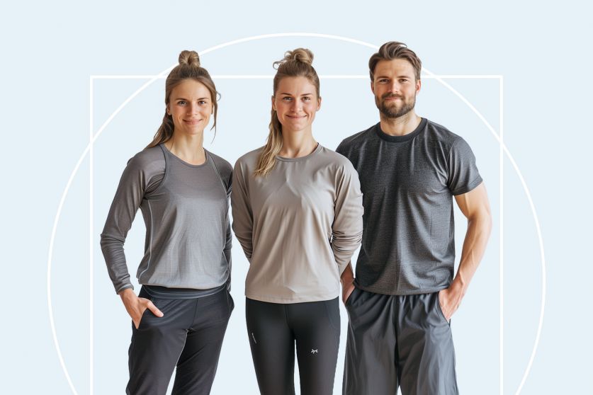 KI-generierte Personen Physiotherapie Huber